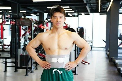 흰색 요추 지지대